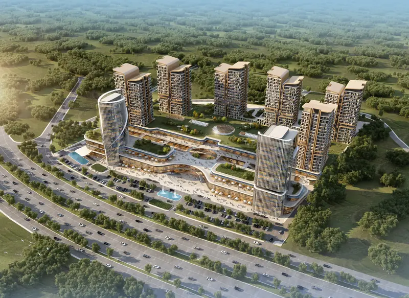AVM'nin proje içindeki konumu